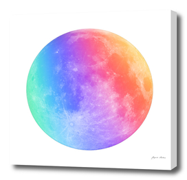 Multicolored Moon