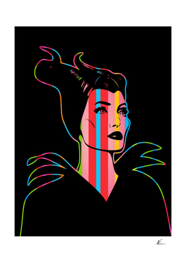 Maleficent | Dark | Pop Art