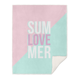 Pastel Candy 'SUMMER LOVE' - Pink & Turquoise