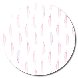 Geometric Feather Pattern - Pink & Purple #447