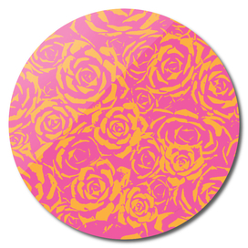 Succulent Stamp - Pink & Orange #315
