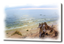 Dutchman's Cap / beautiful sea from the big dune's