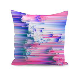 Only 90s Kids - Pastel Glitchy Abstract Pixel Art