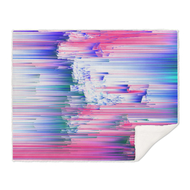 Only 90s Kids - Pastel Glitchy Abstract Pixel Art