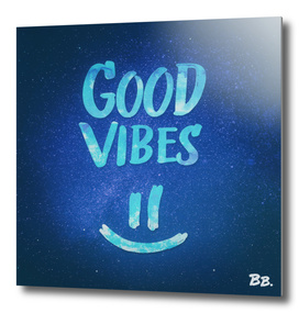 Good Vibes - Funny Smiley Statement / Happy Face