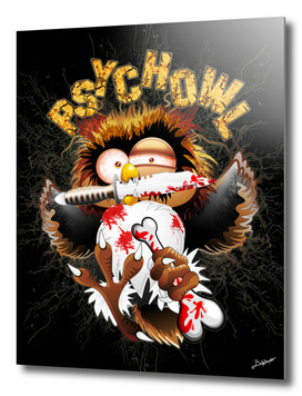 Psycho Owl Killer Cartoon
