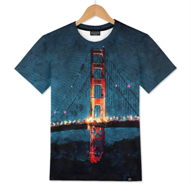 Digital Painting - San Francisco Bridge