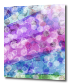 WATERCOLOR WITH BUBBLES PINK