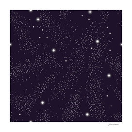 Universe with planets and stars seamless pattern, cosmos 002