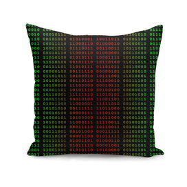 Binary Green and Red With Spaces