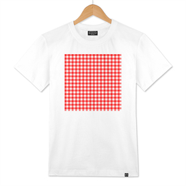 Gingham Red and White Pattern
