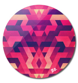 Abstract red geometric triangle texture pattern design