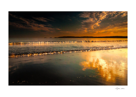 Mumbles Swansea Bay sunset