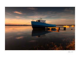 Loughor estuary boats Wales
