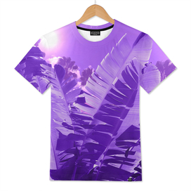 Ultra Violet Tropical Palm Beach