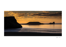 Sunset at Worm's head