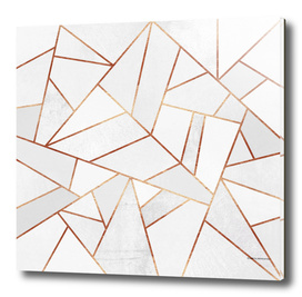 White Stone and Copper Lines