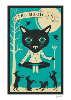 Tarot Card Cat: The Magician