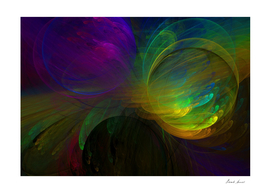 Blast of Color Abstract