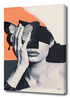 collage art / butterfly
