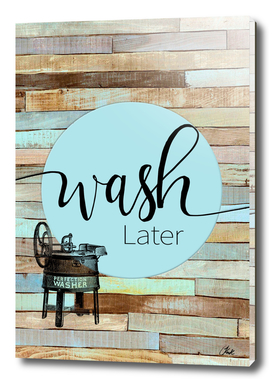 Laundry Wash Chic Rustic