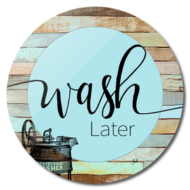 Laundry Wash Chic Rustic