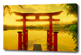Torii with Warm Colors