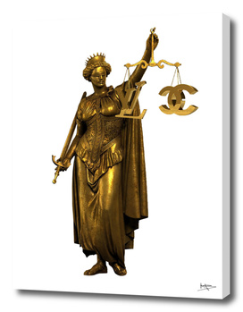 CHANEL OR LOUIS VUITON / LADY OF JUSTICE