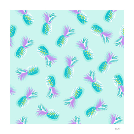 Pineapple Party - Candy Aqua & Violet