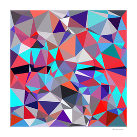 geometric triangle polygon pattern abstract in red purple