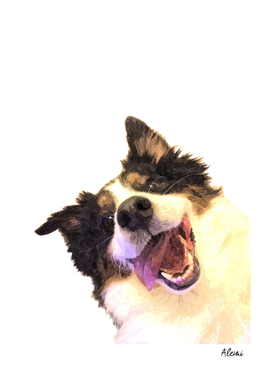 Happy Dog Portrait