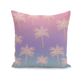 Colorful palm pattern