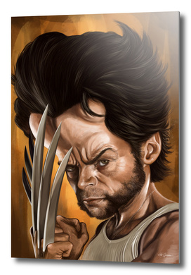Hugh Jackman "Wolverine" caricature