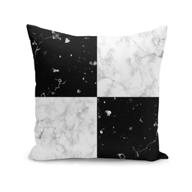 Black and white marble