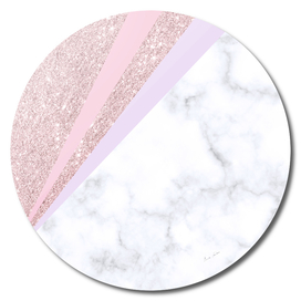 Glitter and marble