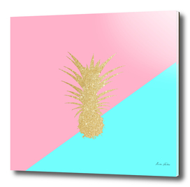 Cute glitter pineapple