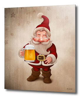 Santa Claus loves Beer