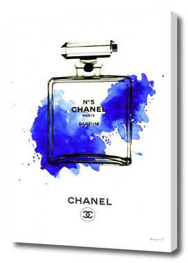 Chanel Bottle Blue