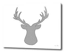 Deer - geometric pattern.