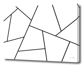 Abstract geometric pattern -black and white.