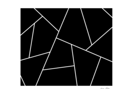 Abstract geometric pattern - black and white.