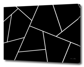 Abstract geometric pattern - black and white.