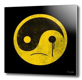 sad yin yang  smiley