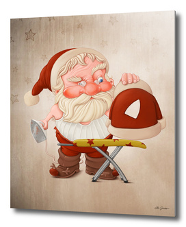 Santa with iron flat
