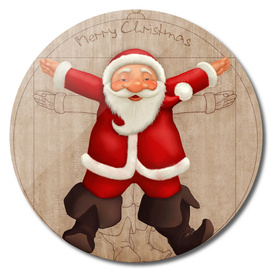 Vitruvian Santa Claus