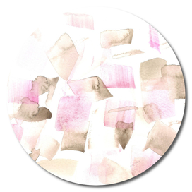 180515 Pink Brown Abstract Watercolour 8