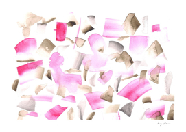 180515 Abstract Waterccolour Pink Brown 11