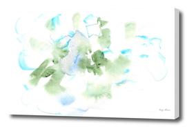 180515 Abstract Watercolour Green Blue 17