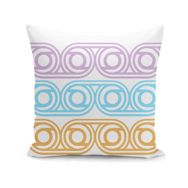Pattern colorful chic mid century