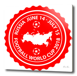 Football World Cup 2018  red